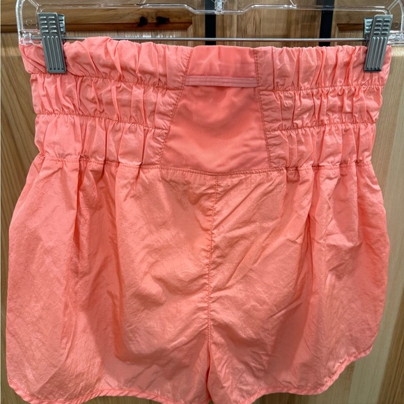 FP Movement Vibrant Orange Shorts with High Waist and Thick Waistband - Picture 4 of 9